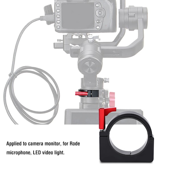 Kallskoförlängningsadapterringfäste för DJI Ronin S med 1/4\" & 3/8\" skruvar