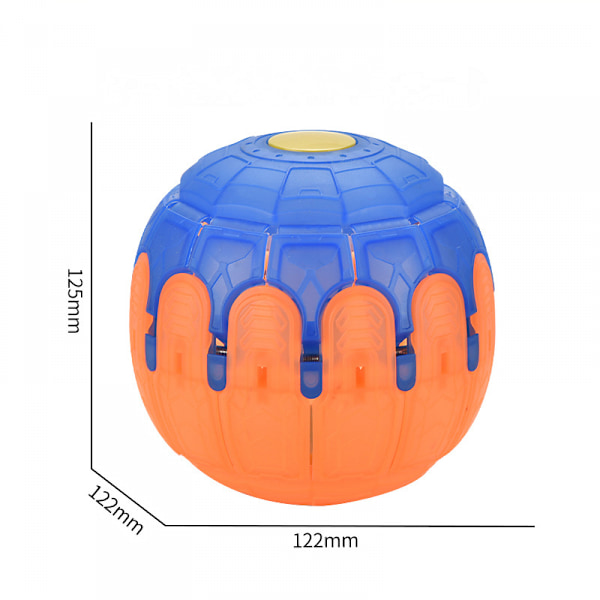 Elastisk trinbold magisk UFO-bold fodtrin deformation bold puslespil børns udendørs sportsbold legetøj