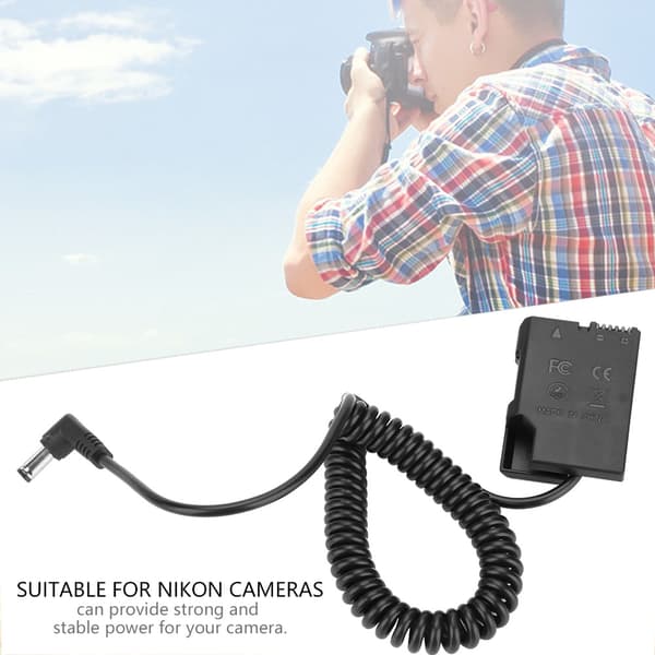 Dummybatteri EP-5A Koblingsadapterkabeltilbehør for Nikon D5300 D3100 D3200