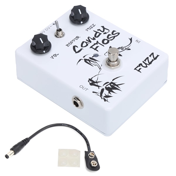 Enkel Fuzz Pedal Effekt True Bypass for Elektrisk Gitar Musikalsk Tilbehør DC9V CP-42