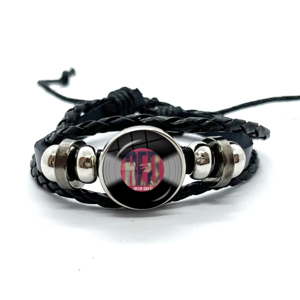 Eksklusivt armbånd til Taylor-fans, håndvævet læder for holdbarhed Style 7