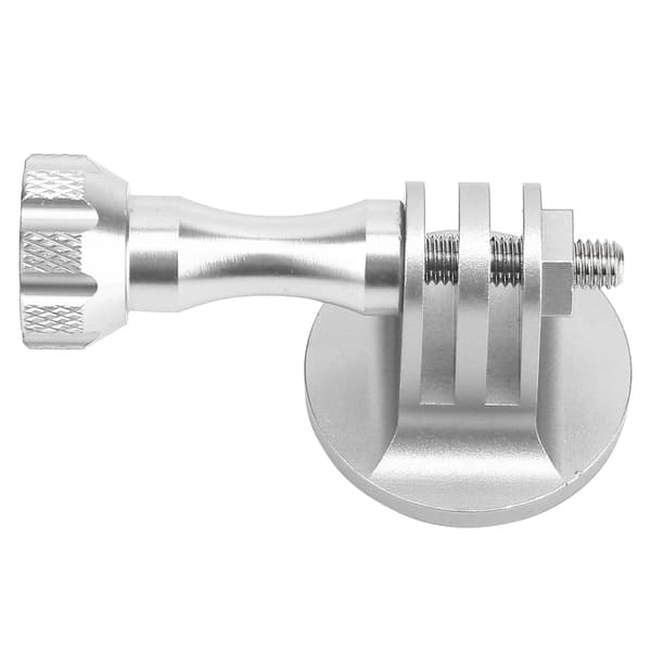 Aluminiumslegering Adapter Action Kamera Tilbehør Multifunktionel Adapter Base 1/4in Skrue til Sport Kamera Interface sølvgrå