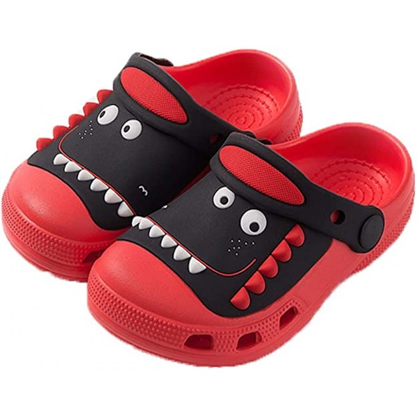 Barn Clogs Pojkar Flickor Sommartofflor Småbarn Strand Dinosaurie Sandaler UK 7.5 Barn