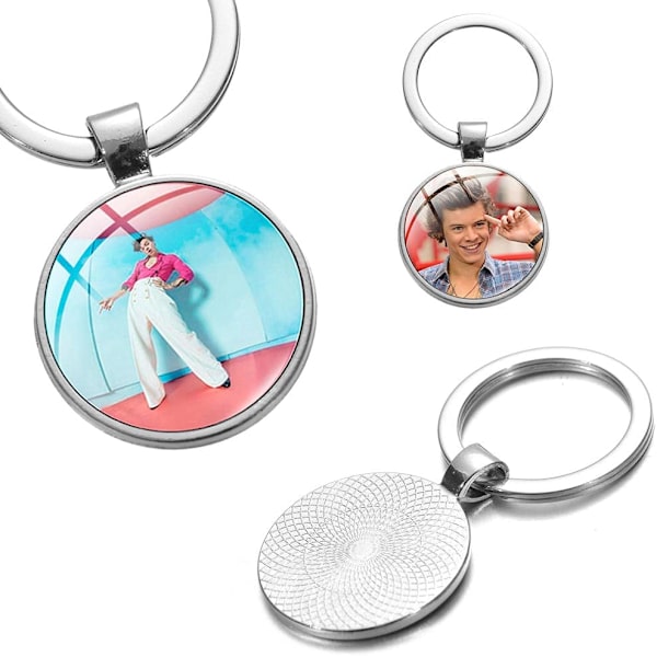 Harry & Styles 3D Illusionslampa 16 Färgväxlande RGB Sänglampa med Fjärrkontroll och Trycksensor för Fans Födelsedagspresent