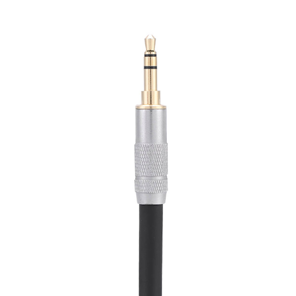 2m 6,35 mm til 3,5 mm adapter lydkabel til mikrofonforstærker guitar (6,35 mm lige hoved)