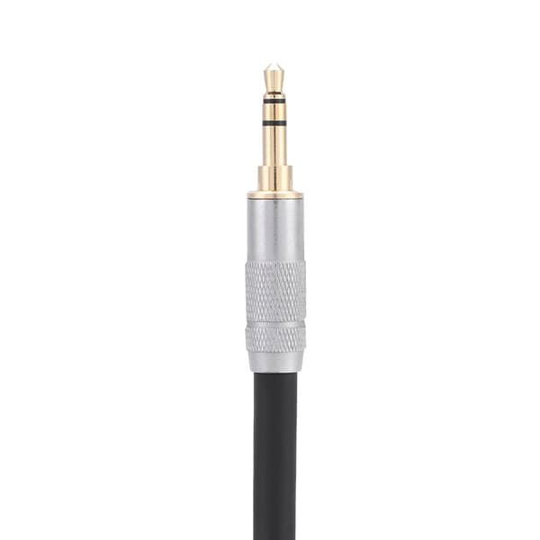 2m 6,35mm til 3,5mm adapter lydkabel for mikrofonforsterker gitar (6,35mm rett hode)