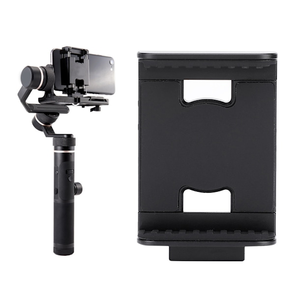Lättvikts metall smartphone hållare klämma förlängningsfäste montering för Feiyu G6 Plus Gimbal