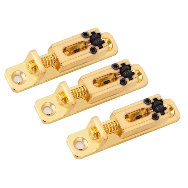 3 st enkel rullgitarrsträngbro för gitarrer Banjo Golden