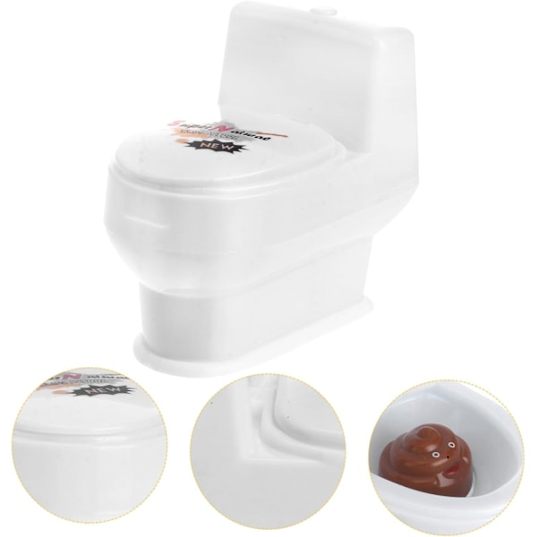 3 kpl Mini-WC-lelu Suihkulelu Vesi Lelut Mini-WC Kidcraft Leikkisarja Nukkitalo Koristeet Uutuus Mini-WC Harjoittelu