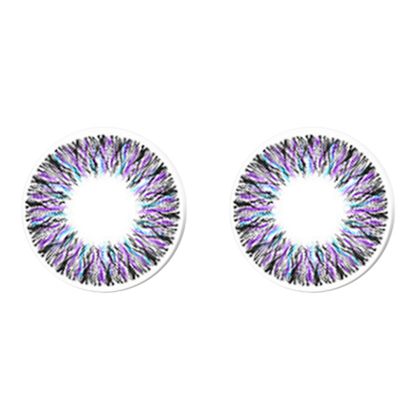 14,5 mm Värillinen Vuosittainen Piilolinssit Silmävaruste 0 Astetta Violetti