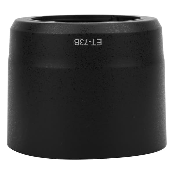 ET-73B Sort plastikmodlysblænde til Canon 70-300mm IS USM SORT ET73B kameraer