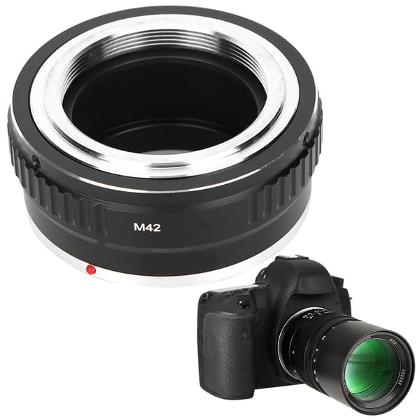 Fikaz adapterring til M42-objektiv, der passer til Canon EOS M-seriens spejlløse kamera
