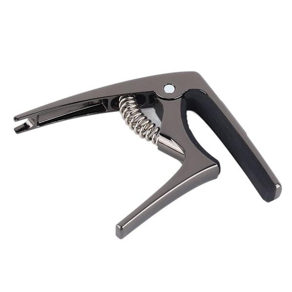Gitarr Capo Metall 3 i 1 Bärbar för Akustisk Elgitarr Ukulele Tillbehör Svart