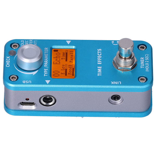 Fördröjningsreverb-effektpedal Cycle Overload Elektrisk gitarr Effektor Musikinstrument Tillbehör