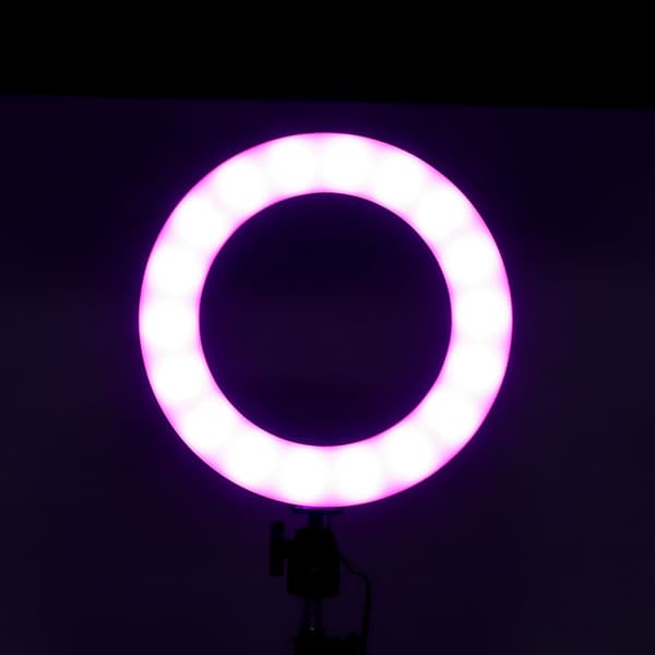 10\" LED Ring Fill Light med stativ - Justerbar LED Fill Light Kit til video, live og makeup