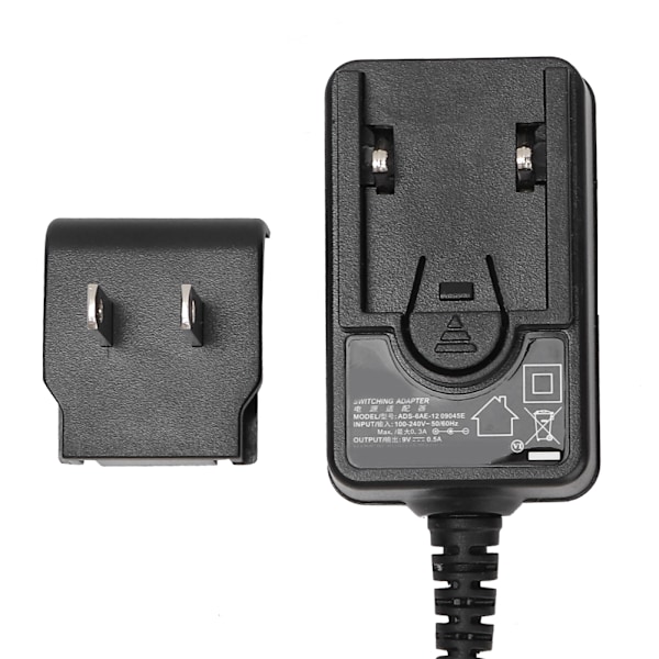 Universal 9V elektrisk gitar strømadapter for gitarer effekter pedal