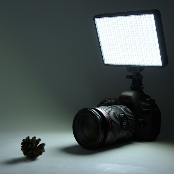 VBESTLIFE PAD360 Video LED-ljus 3200-5600K Steglöst dimbar med NP-F550 batteriladdare