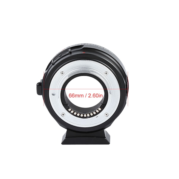 Elektronisk autofokus-linsadapter för Canon EOS EF EF-S-objektiv till M4/3-kameramontering