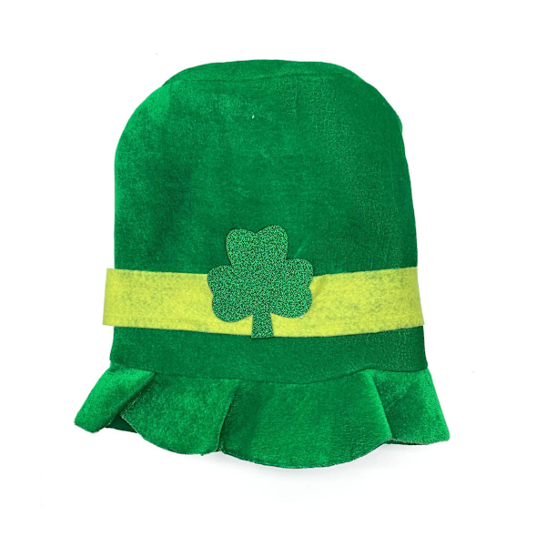 St. Patrick's Day Topper Shamrock Hovedbeklædning Grøn Irsk Helligdag Filt Ikke-vævet Hat