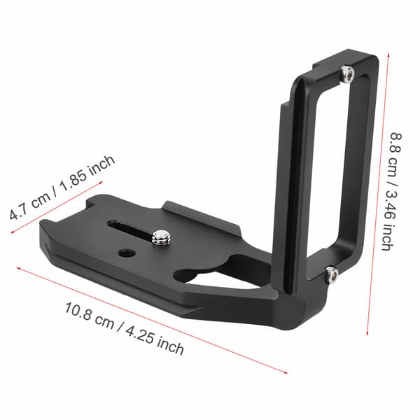 Metal Quick Release L-pladebeslag Håndgrebsholder til Nikon D850 kamera