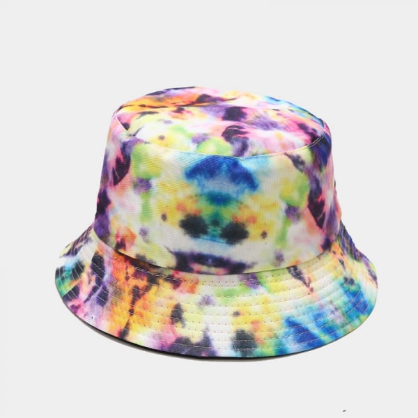 AVEKI Bucket Hat Tie Dye Reversible Fisherman Summer Beach Sun Hats for Women