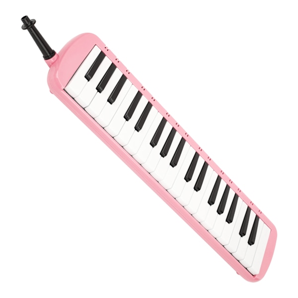 Melodica 37 tangenter keyboard blæseinstrument til begyndere og professionelle træningPink