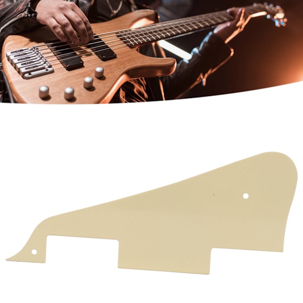 Elektrisk gitar pickguard robust lett anti-ripe beskyttelsesplate for LP gitarer lys grønn