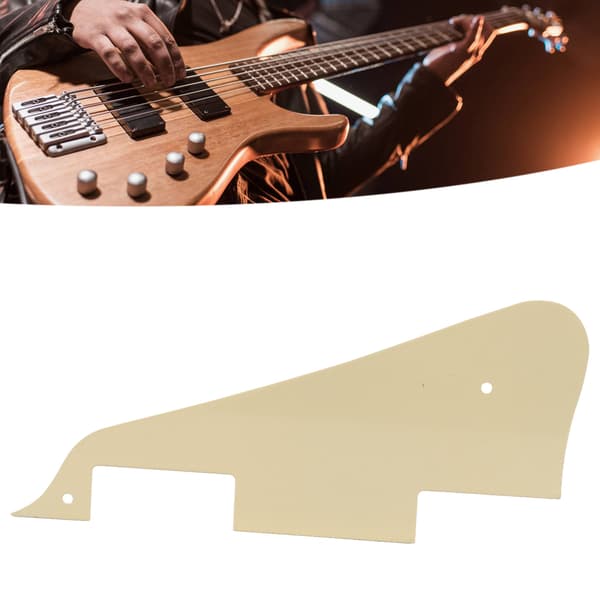 Elektrisk gitarr plektrumskydd robust lätt anti-scratch skyddsplatta för LP-gitarrer ljusgrön