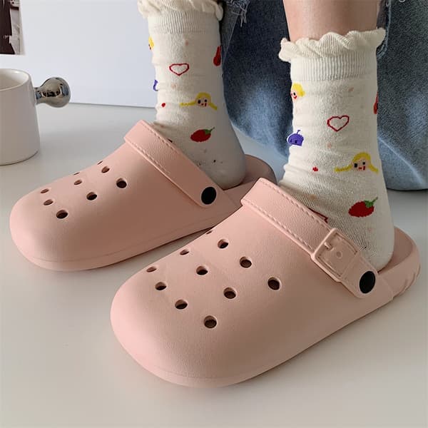Damträdgårdsträskor Sandaler Tofflor-Vit(36/37 EU)
