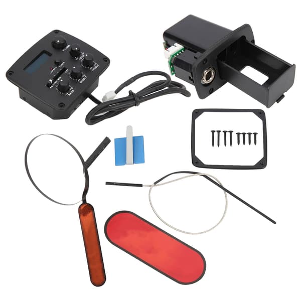 Akustisk gitarr pickup preamp equalizer system 4 band instrument tillbehör del T65C