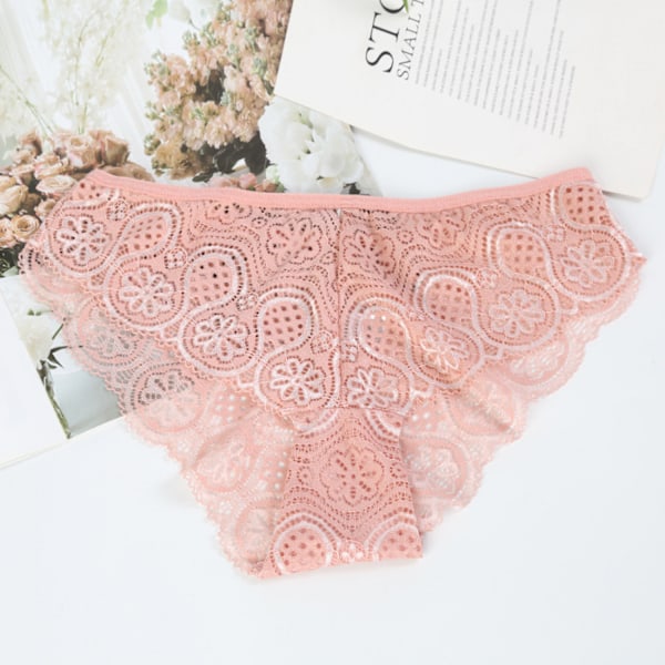 5-pack Naisten Pitsi Bikini Alusvaatteet Kohtalainen Peitto Multi-pack, ST-JF6, L