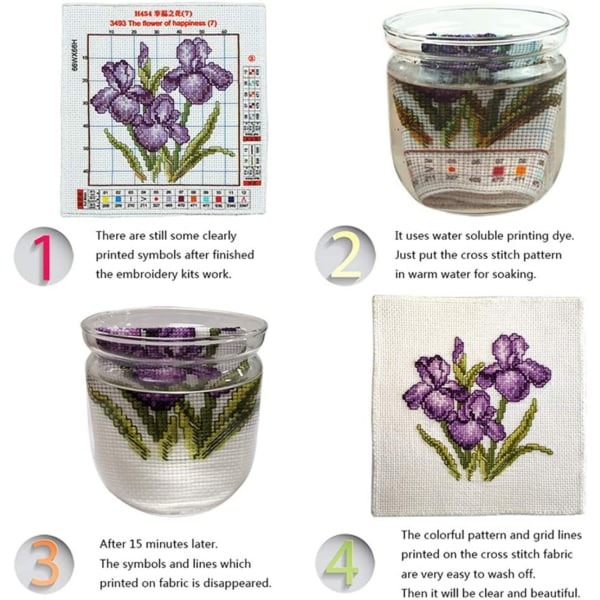 Korssting Kits Stemplet Fuldt Udvalg af Broderi Starter Kits til Begyndere DIY 11CT 3 Tråde - til at Udforske Miraklet 14,6 x 18,9 (tommer)