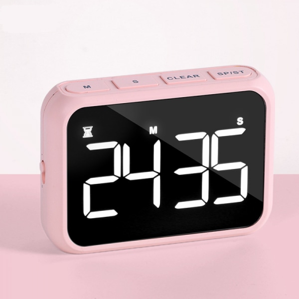 SAYTAY Digital Kök Timer med Stor LED-display, Nedräkningstimer med Sekunder, Magnetisk Digital Timer för Matlagning/Grillning/Sport/Yoga, Laddning Po
