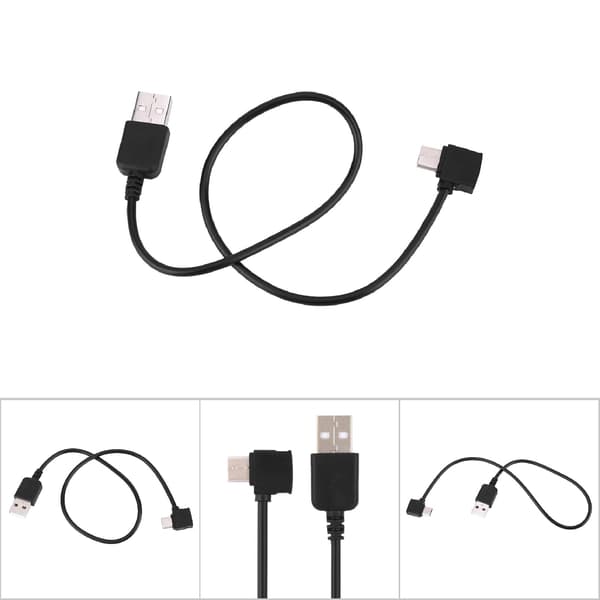 STARTRC-datakaapeli USB-kaapelit C-tyypin liitäntä DJI Osmo Mobile 3:lle, musta
