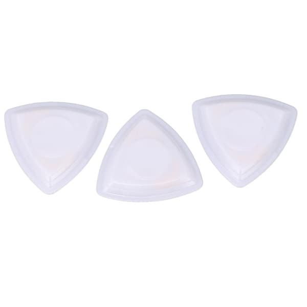 3 st LED-gitarrplektrum, vita, gröna, lila, lysande plektrum för elgitarr, akustisk gitarr, bas, ukulele