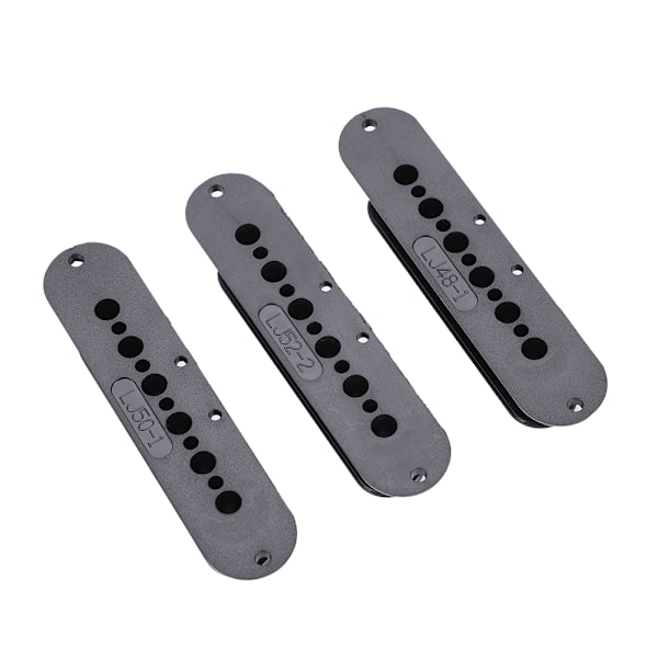3 st. elektriska gitarr/basdelar - enkelspols pickup-spolslock (48+50+52mm)