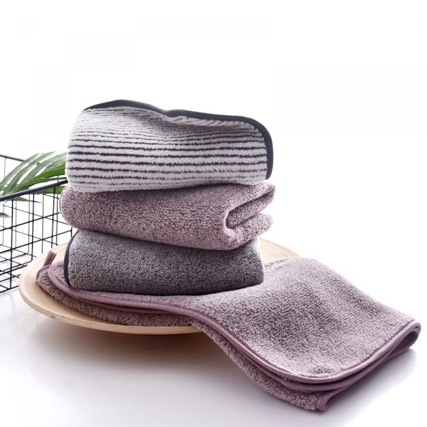 Super Pehmeä Pyyhe Aikuisten Bambuhiili Koralli Pyyhkeet Sarja Pehmeä Ihoystävällinen Käsi Kasvot Pyyhe Bambu (Koko: 2kpl 34×75cm)