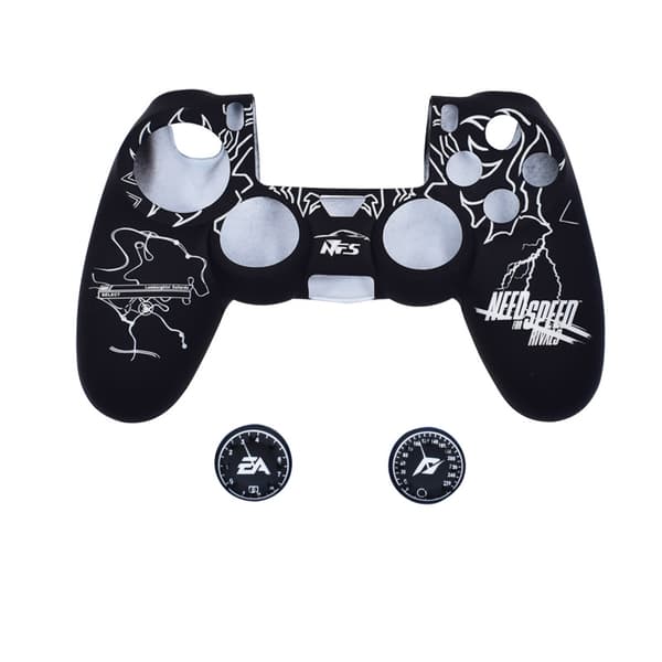 PS4 Controller Skins, Silikon Controller Cover Skin Beskyttelse Kompatibel /PS4 Slim/PS4 Pro Controller (Tommelfingerhættegreb x 2)