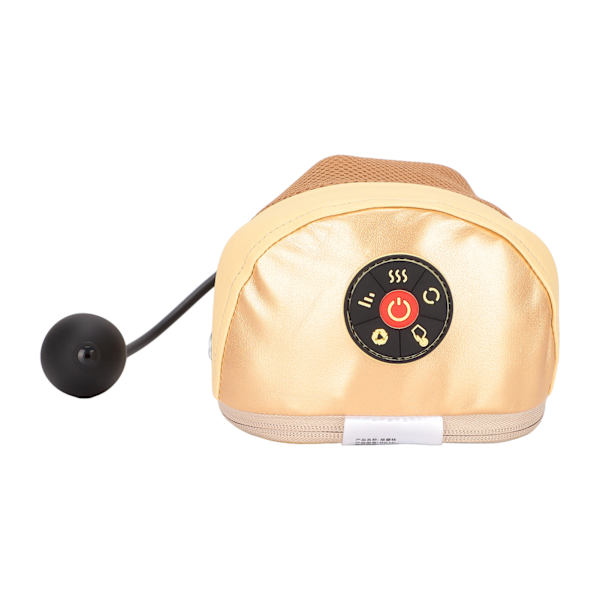 Elektrisk nakkemassagepude, varm komprimering, vibrationsmassagepude til talje, ryg, ben, 110-240V US-stik