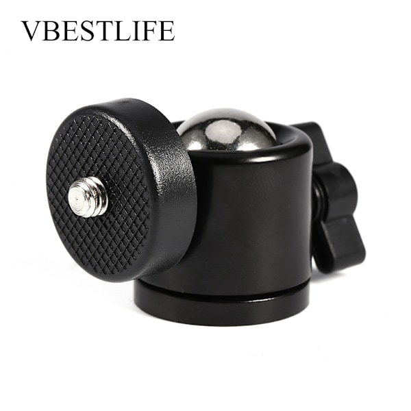 VBESTLIFE 360° Vridbar Rotationsbar 1/4'' Skruv Kulhuvudfäste Kulhuvud Stativfäste
