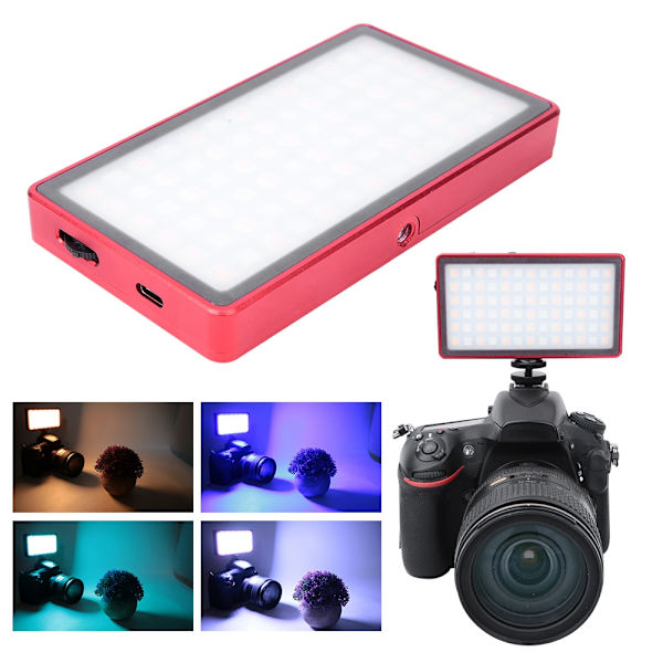 ZF PL10A RGB 2500-7000K Dimbar ficklampa LED-videoljus Fullfärg 7 specialeffekter