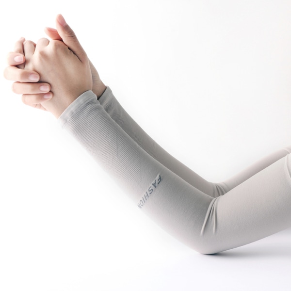 Sun Protection Arm Sleeves Collection - Utan tumhål - UV-skydd, Solskyddande-Grå