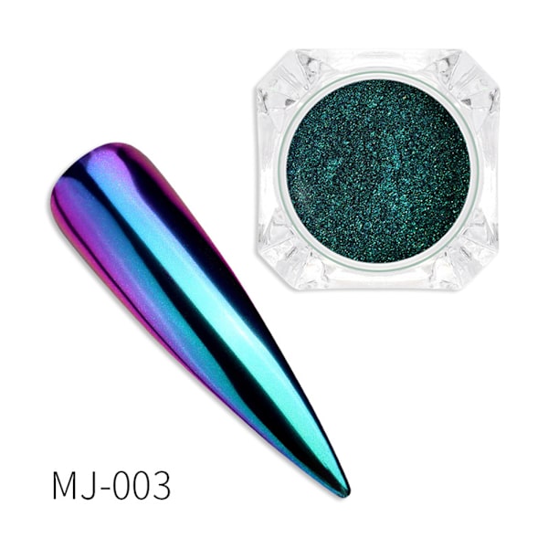 Nagelkonstdekorationer Nagel Mirror Shining Powder DIY Nails Art Glitter Powder 3#