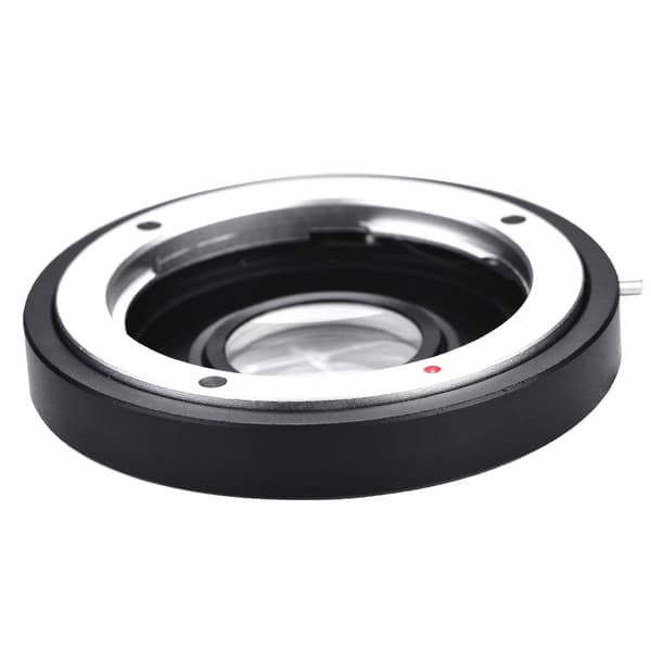 Kameraobjektivadapterring for Minolta MD-objektiver og for Nikon speilreflekskameraer