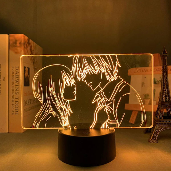 WJ Poikien Leikkikalut Yövalo Lapsille Anime Led-valo Maid Sama Lapsille Lapsen Syntymäpäivälahja Huoneen Sisustus Työpöytä 3D-lamppu Manga PXJD