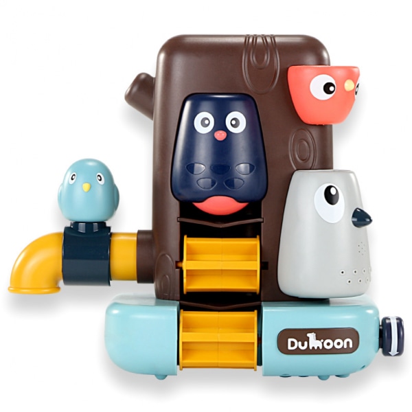 Njut av badtiden med våra interaktiva Tiny Bird Tree Animal House badleksaker - Perfekt för att lära sig och slappna av känslor i badkaret