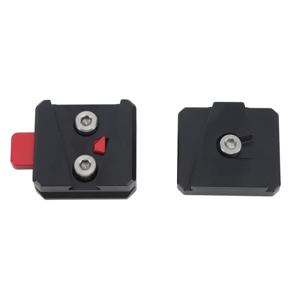 Mini V Lock V Mount Quick Release Plade Aluminiumlegering Quick Release Plade med Selvspændende Mekanisme