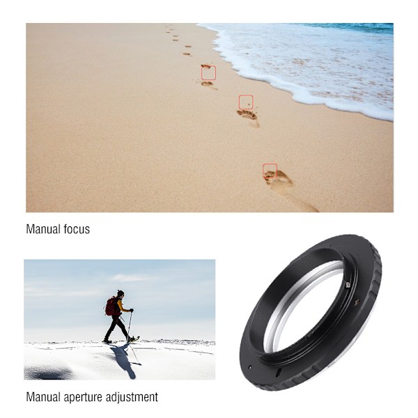 För Tamron Adaptall-objektiv till Nikon DSLR AI-fäste kameraadapter för TAMROn AI
