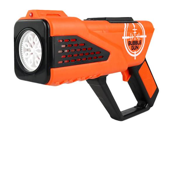 Uppladdningsbar Bubbelpistol - Bubbelmaskin för Barn, Småbarn, Pojkar - Bubbelblåsare Leksaker Presenter för Åldrar 3+ År - Påskkorg orange