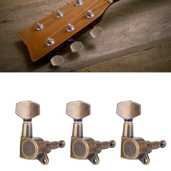 Stämstavar Stämmare Maskinhuvuden för Akustisk Elgitarr (6R)